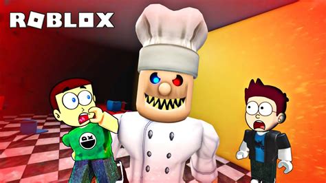 Roblox Escape Mr Scary S Diner Scary Obby Shiva And Kanzo Gameplay