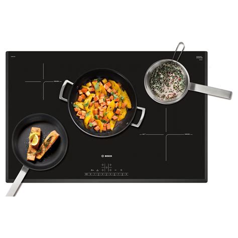 Bosch Serie 6 Induction Hob 80 Cm Black Glass Ceramic Piv851fc5e