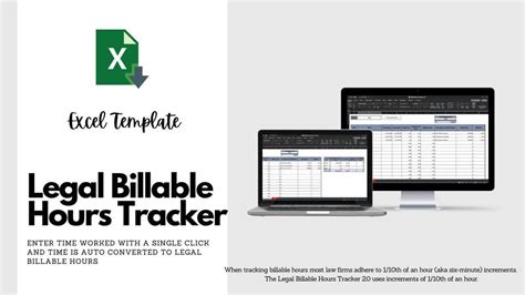 Legal Billable Hours Tracker 20 Excel Legal Billing Billing For Law