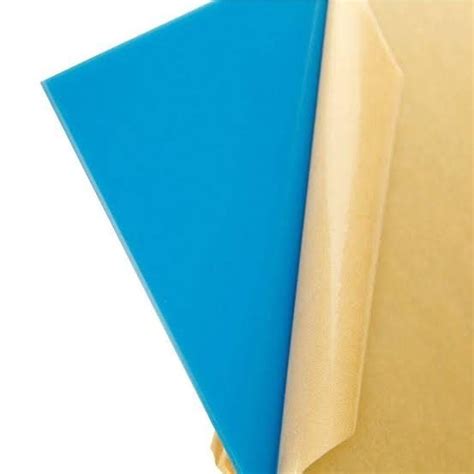 Mirror Finish Rectangular Acrylic Sky Blue Sheet Thickness 5 0 Mm