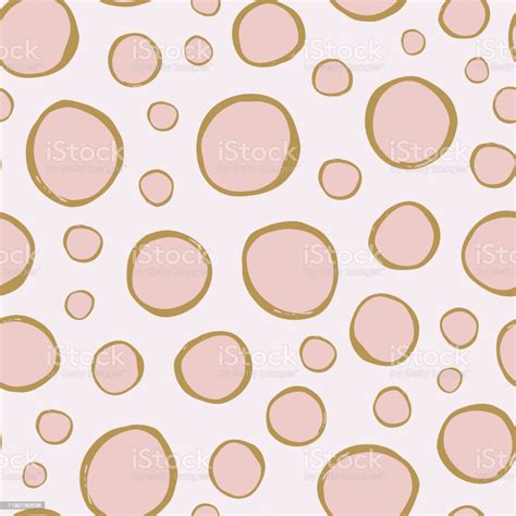 Colorful Irregular Polka Dots Circles Vector Seamless Pattern Trendy