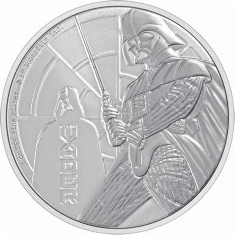 Buy The Oz Niue Silver Star Wars Dart Vader Coin Bu Monument