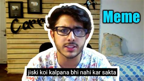 Carryminati Meme Lund Carryminati Dialogue Youtube