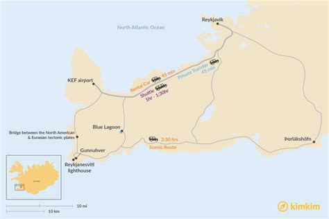 KEF Airport Terminal Map