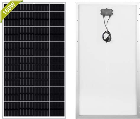 Amazon Newpowa W Watt Solar Panel Monocrystalline V High