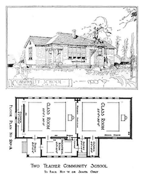 Rosenwald Two Teacher Plan Historic Preservation Vintage House