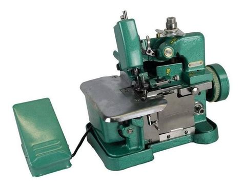 Máquina De Costura Semi Industrial Overlock Fox Gn1 6d Portátil Verde