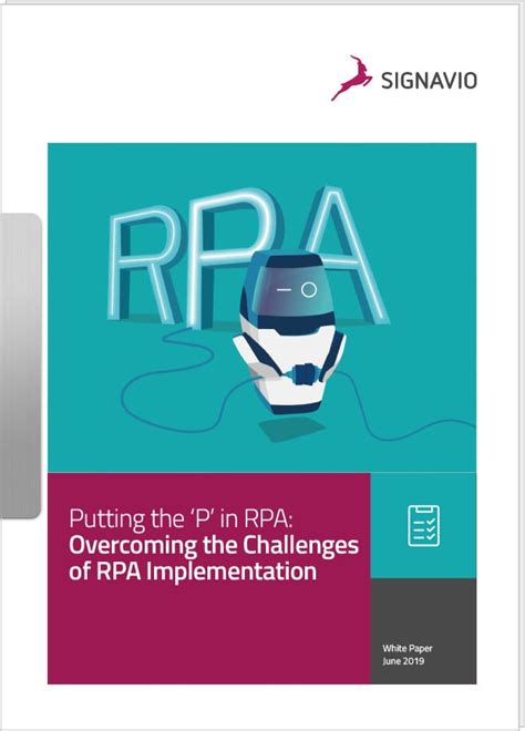 Putting The P In RPA Overcoming The Challenges Of RPA Implementation