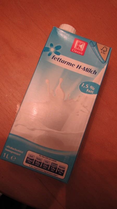 K Classic Kaufland Fettarme H Milch Fett Kalorien