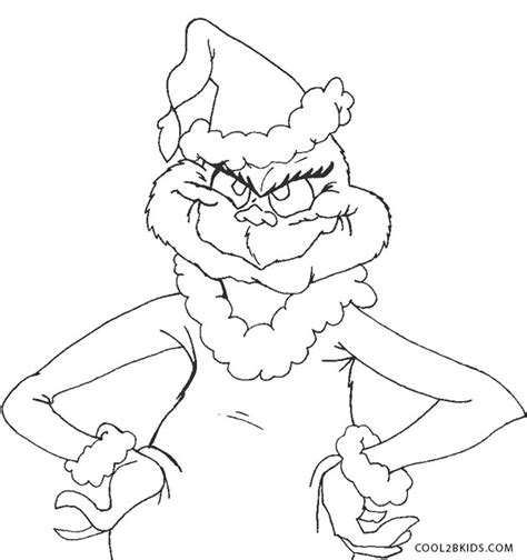 Dibujos De Grinch Para Colorear P Ginas Para Imprimir Gratis