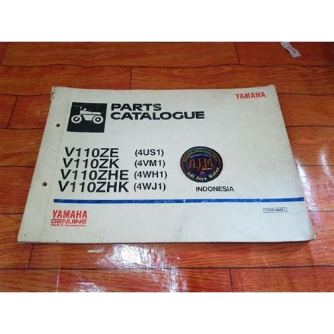 Jual Buku Part Catalog Katalog Copian Yamaha FIZR F1ZR V110 Shopee