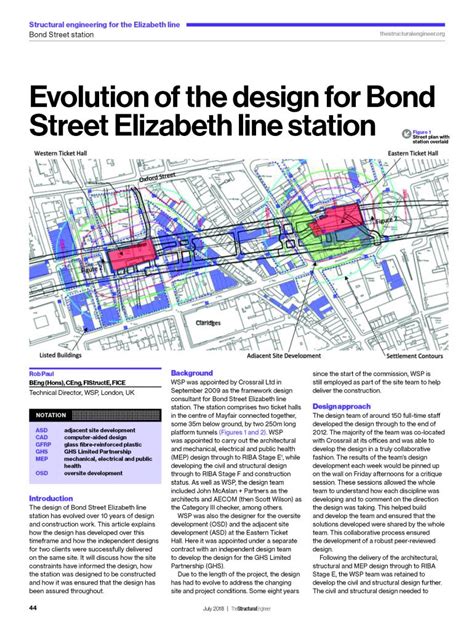 Bond Street Station Map