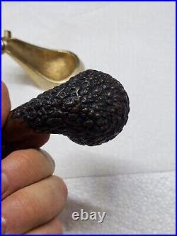 Vtg Estate Pipe Velani Caprice Rusticated Bent Dublin Tobacco