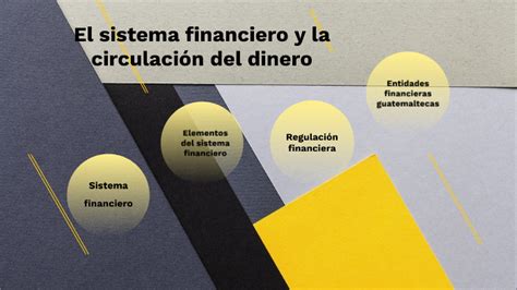 El Sistema Financiero Y La Circulación Del Dinero By Nelly Ramos On Prezi