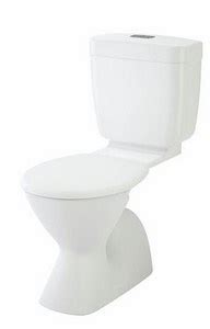 Caroma Leda Round Wall Faced Close Coupled Back Entry Toilet Suite With