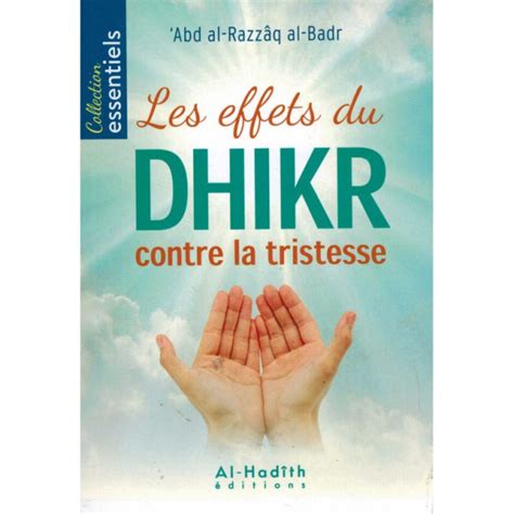 Les Effets Du Dhikr Contre La Tristesse Librairie De L Orient