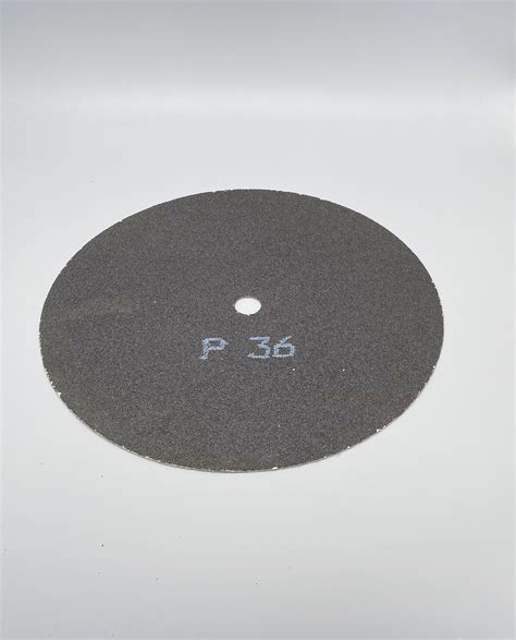 Disque double face trou central Ø 406 grain 36 Carbure de silicium