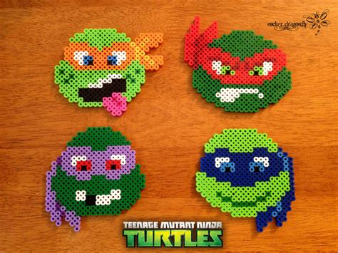 New Tmnt Perler Beads By Rockerdragonfly On Deviantart