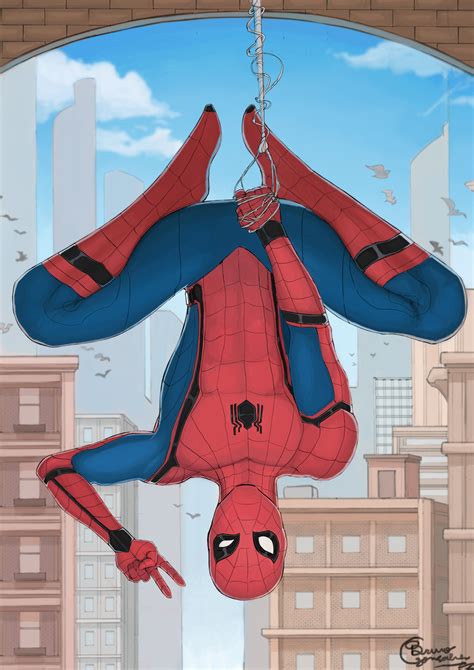 Spider Man Upside Down On Behance