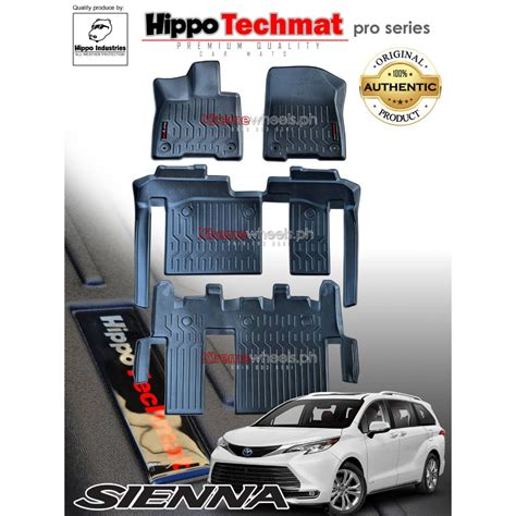 Toyota Seina 2021 2023 1st 3rd Row Pro Serries Hippo Techmat Thailand