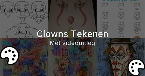 Clown Tekenen Met Videouitleg Tekenen Nu