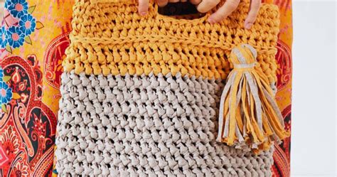 Bolsa De Trapillo En Crochet Para Principiantes Patrón Gratis