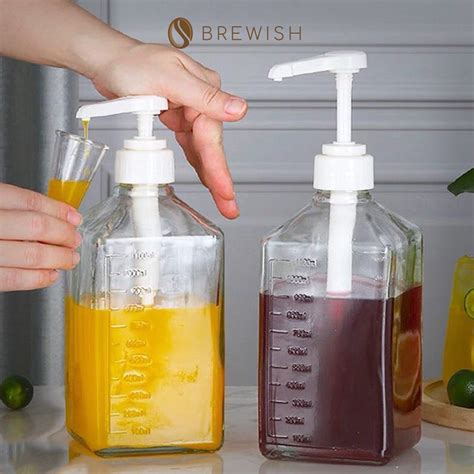 Brewish Sauce Pump Sugar Press Syrup Press Bottle 5cc 8cc 10cc 15cc