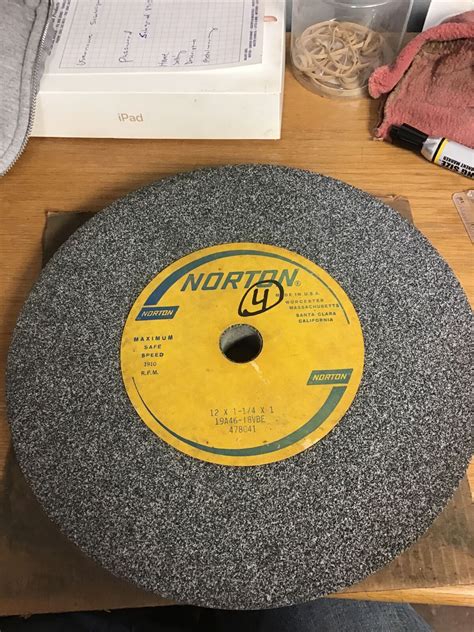 NORTON 12X1 1 4 X1 19A46 18VBE 478041 GRINDING WHEEL EBay