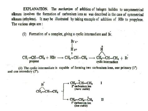 Chemical Reactions Of Alkenes Pptx