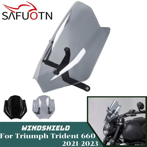 For Trident 660 Windscreen Windshield For Triumph Trident660 2021 2023