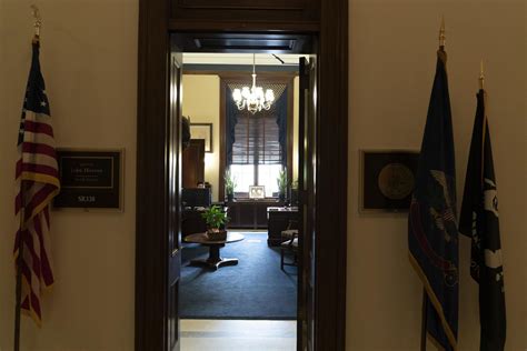 WASHINGTON DC, USA - APRIL 29 2019 - Interior of Russel Senate Bulding ...