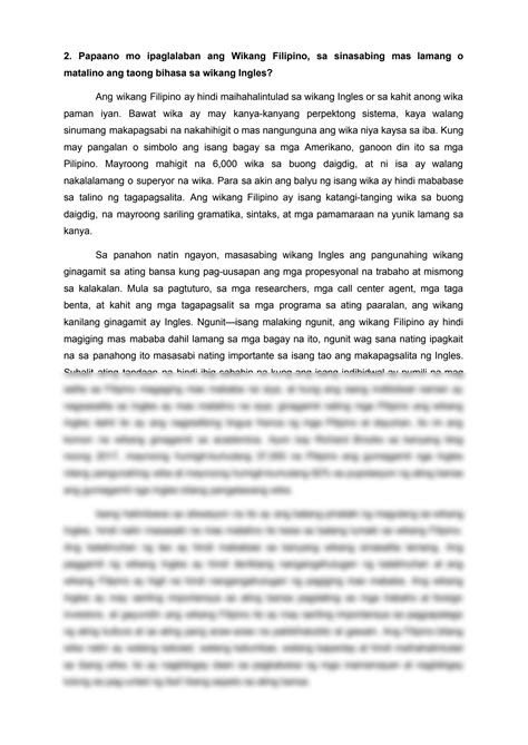 SOLUTION: Language and culture of the philippines wika at kultura ng ...
