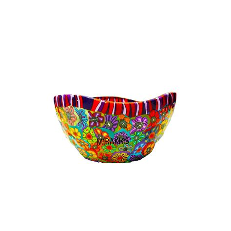 Colorful And Unique Small Serving Glass Bowl Handmade Dipping Etsy Handmade Bowl Colorful