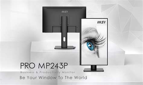 PRO MP243P Professional Business Monitor 23 8 Inch MSI