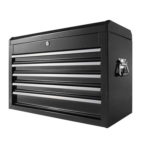 12-in x 17.5-in 5-Drawer Ball-Bearing Steel Tool Chest (Black) at Lowes.com