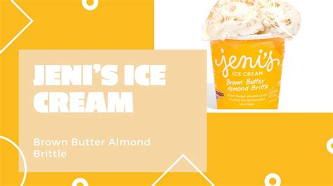 Jenis Ice Cream Review Brown Butter Almond Brittle Youtube