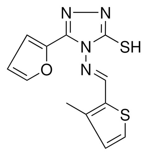 5 2 FURYL 4 3 METHYL 2 THIENYL METHYLENE AMINO 4H 1 2 4 TRIAZOLE