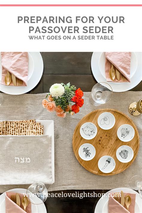 Preparing For Your Passover Seder What Goes On A Seder Table Artofit