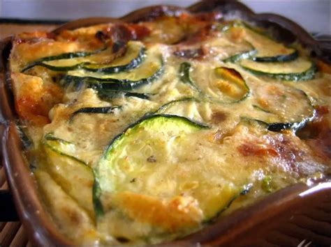 Clafoutis de courgette à la fourme d Ambert Happy papilles