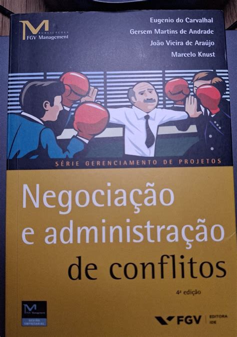 Negociação e Administração de Conflitos Fgv Livro Editora Ide Usado