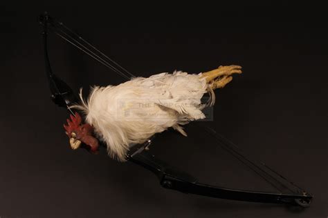 The Prop Gallery Topper Harley Charlie Sheen Bow And Chicken Arrow