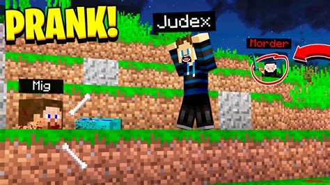 MORDER PRANK PÅ JUDEX DANSK MINECRAFT YouTube