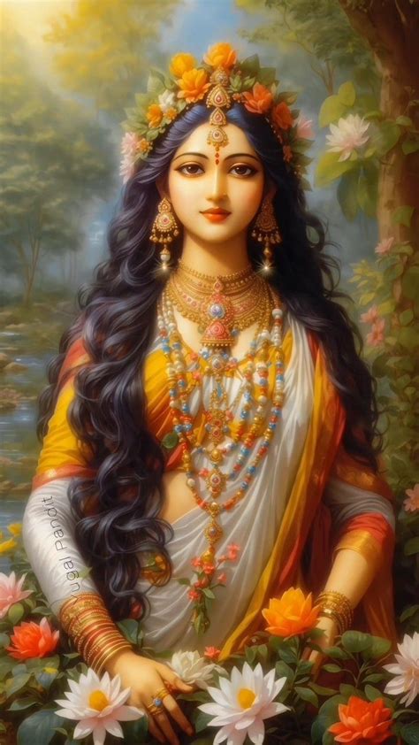 🚩🙏🙏 Om Jai Shree Radha Rani 🙏🚩🚩🚩🚩 Durga Hindu Art Radha Beauty