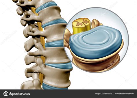 Human Spine Disk Anatomy — Stock Photo © lightsource #315715962