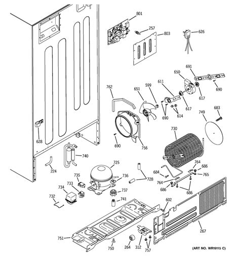 Hotpoint Hts22gbmbrww Refrigerator Condenser Coil Assembly Genuine Oem