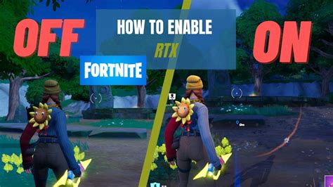 How To Enable Rtx In Fortnite Ray Tracing Youtube