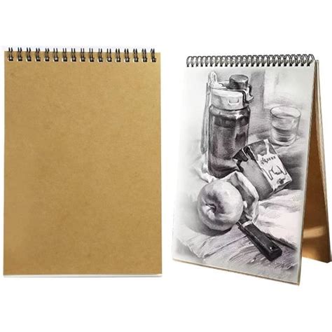 Carnet Dessin A4 160Gsm 30 Feuille Carnet De Croquis Relié En