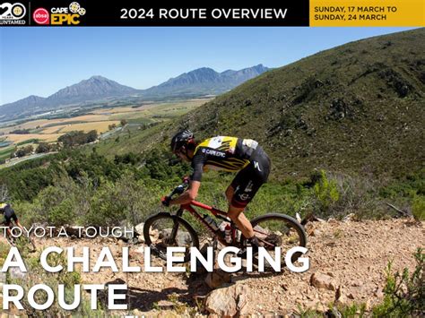 Route Overview Absa Cape Epic Chapter