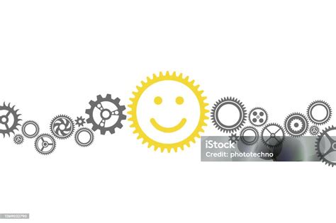 Happy Solution Concepts On White Background Stock Illustration