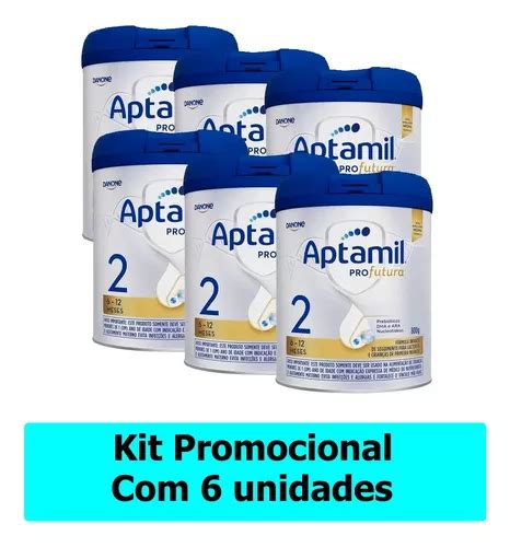 Aptamil Profutura 2 800g Danone Kit 6 Latas Frete grátis